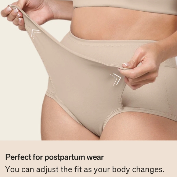 Leonisa Firm Compression Postpartum Panty with Adjustable Belly Wrap sz S - Picture 16 of 16